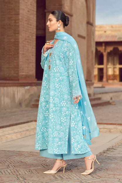 LAWN SUMMER 3PC EMBROIDERED ZB-7057