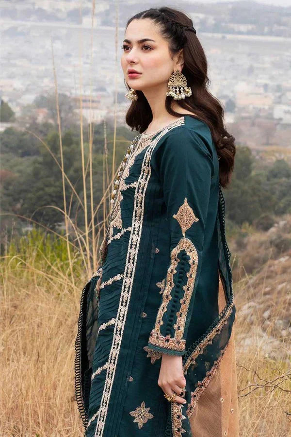 LAWN SUMMER 3PC EMBROIDERED ZB-7033