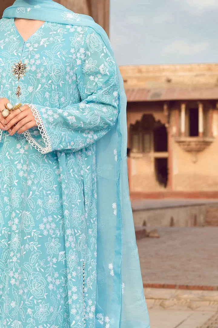 LAWN SUMMER 3PC EMBROIDERED ZB-7057