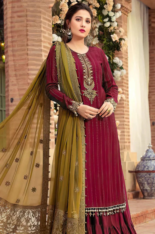 MARIA B PREMIUM LAWN 3PC ZB 9034