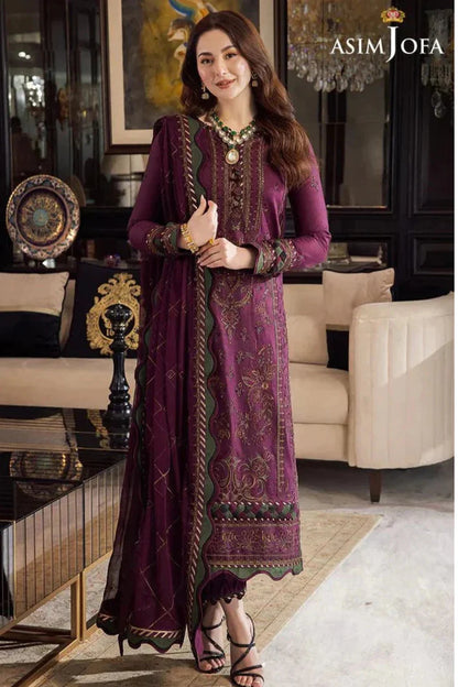 LAWN SUMMER 3PC EMBROIDERED ZB-7007