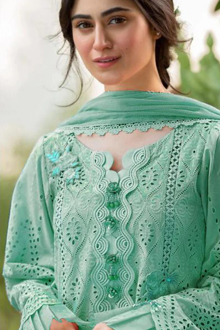 LAWN SUMMER 3PC EMBROIDERED ZB-7034