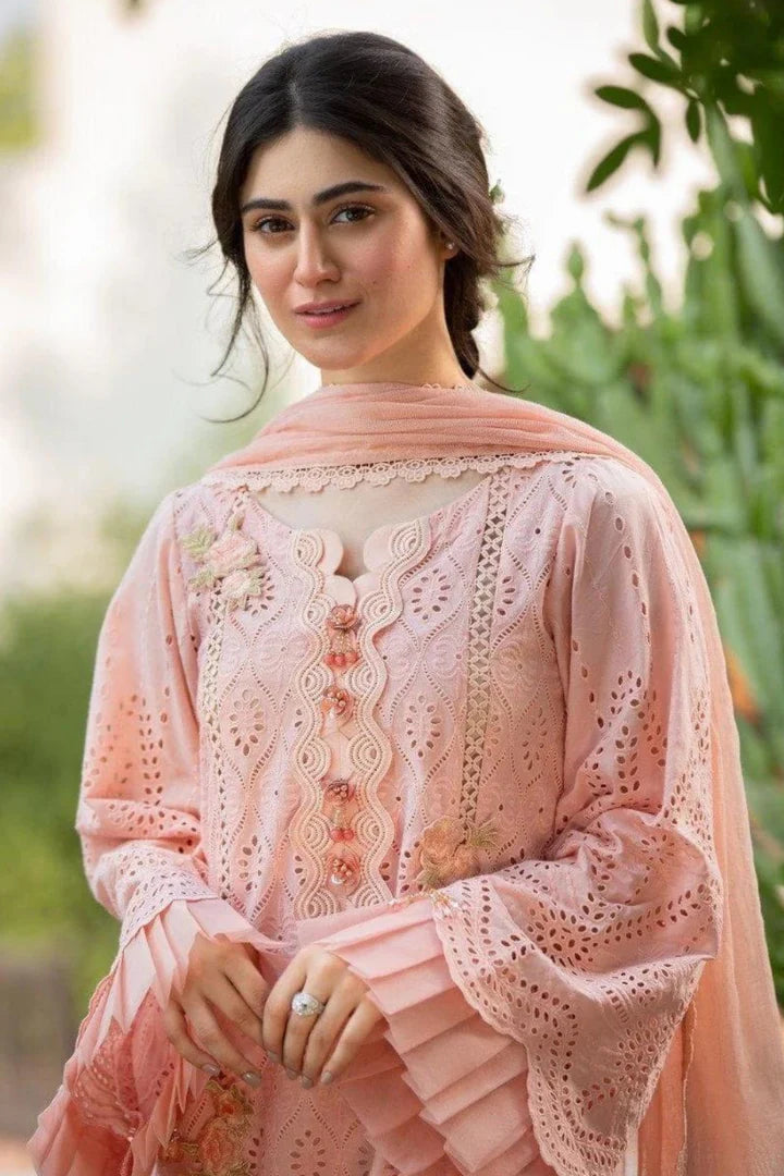 LAWN SUMMER 3PC EMBROIDERED ZB-7031