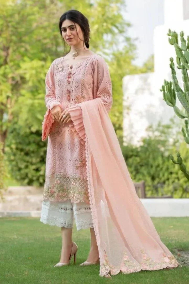 LAWN SUMMER 3PC EMBROIDERED ZB-7031