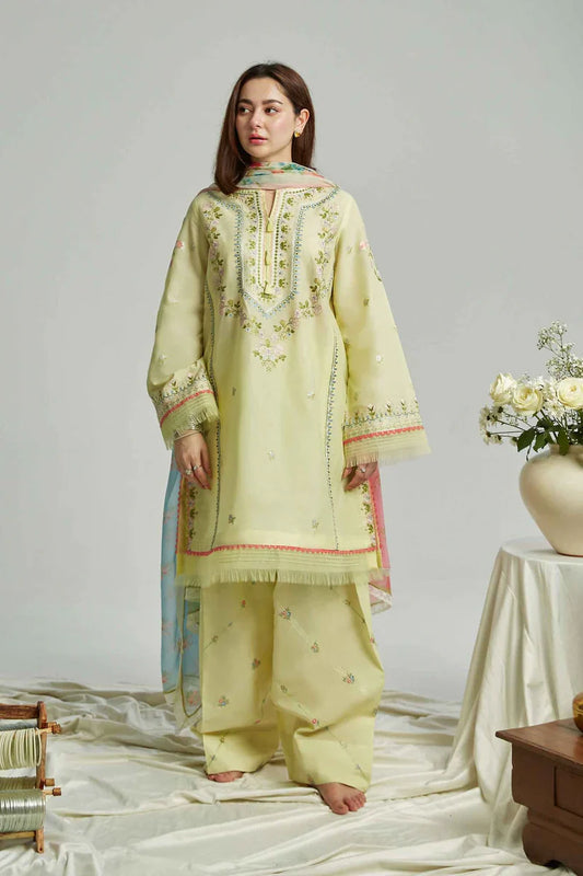 ZARA SHAHJAHAN PREMIUM LAWN 2PC ZB 9014